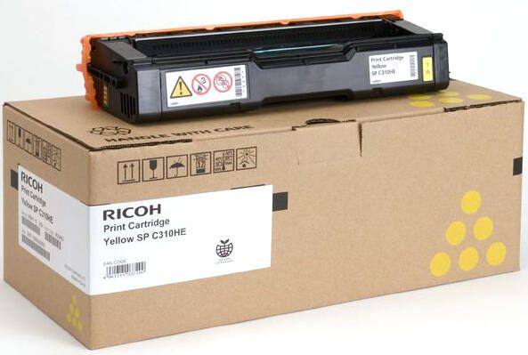 RICOH Original Toner Typ SP C310HE gelb RICOH Original Toner Typ SP C310HE gelb